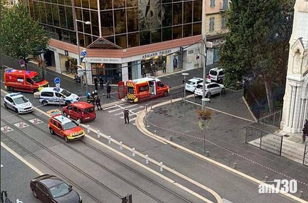  【國際突發】法國爆恐襲 刀手教堂附近斬人兩死多傷