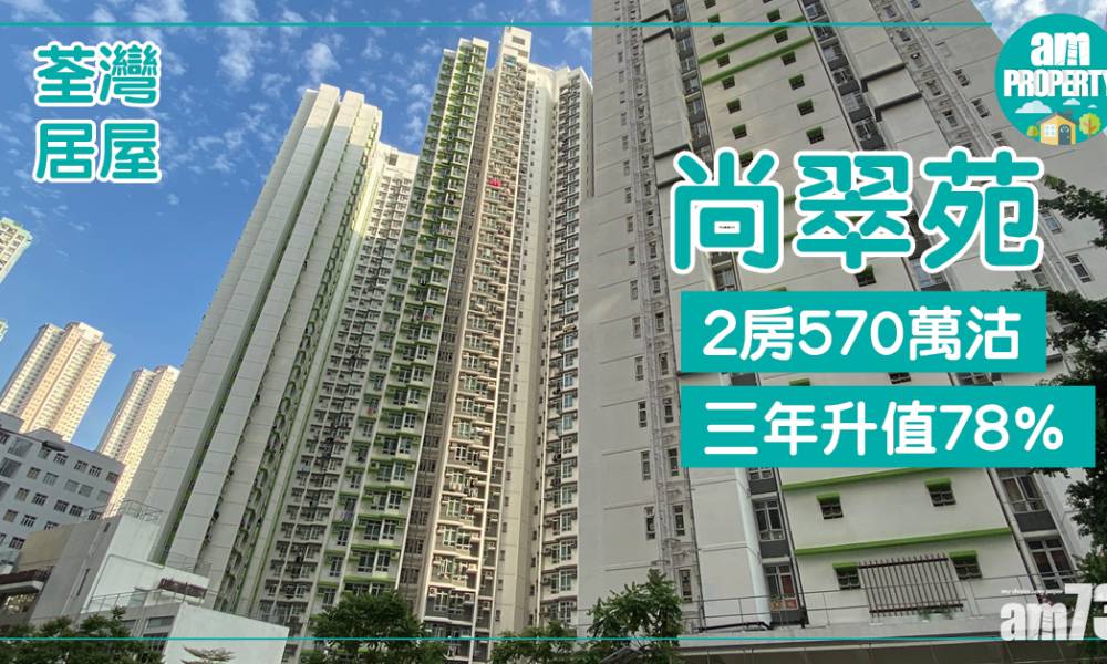荃灣居屋尚翠苑570萬沽3年升值78 樓市 經濟一週