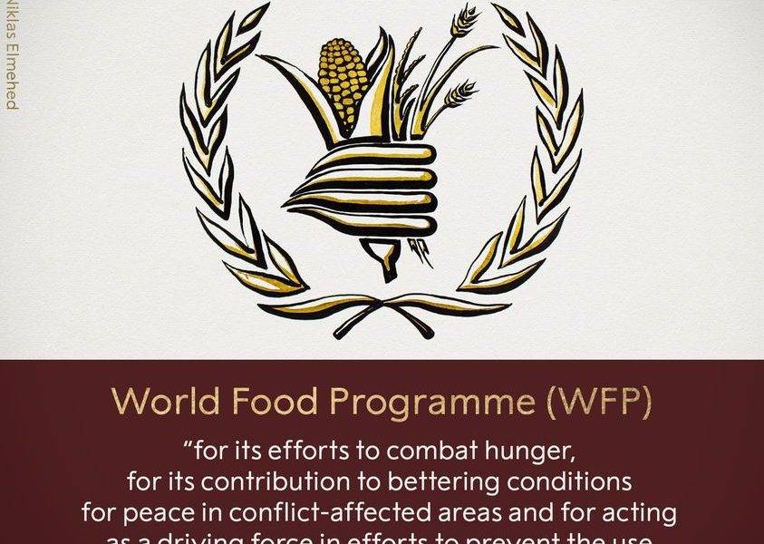  世界糧食計劃署奪諾貝爾和平獎