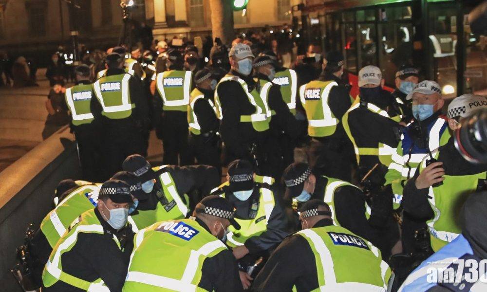  【新冠肺炎】英格蘭地區封城首晚 倫敦逾百人上街違限制被捕