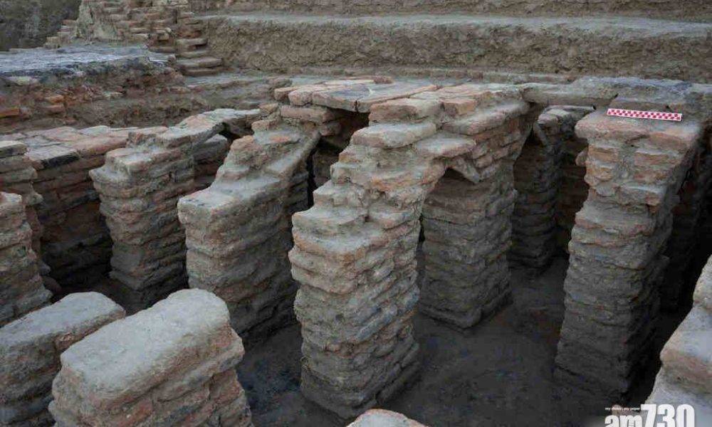 新疆絲路古城發現羅馬式浴場遺址