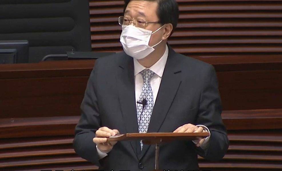 【港區國安法】稱港人質疑國安法很錯　李家超引澳門立法後GDP勁升
