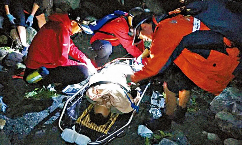 靠喝溪水維生 台漢跳崖失蹤40天獲救