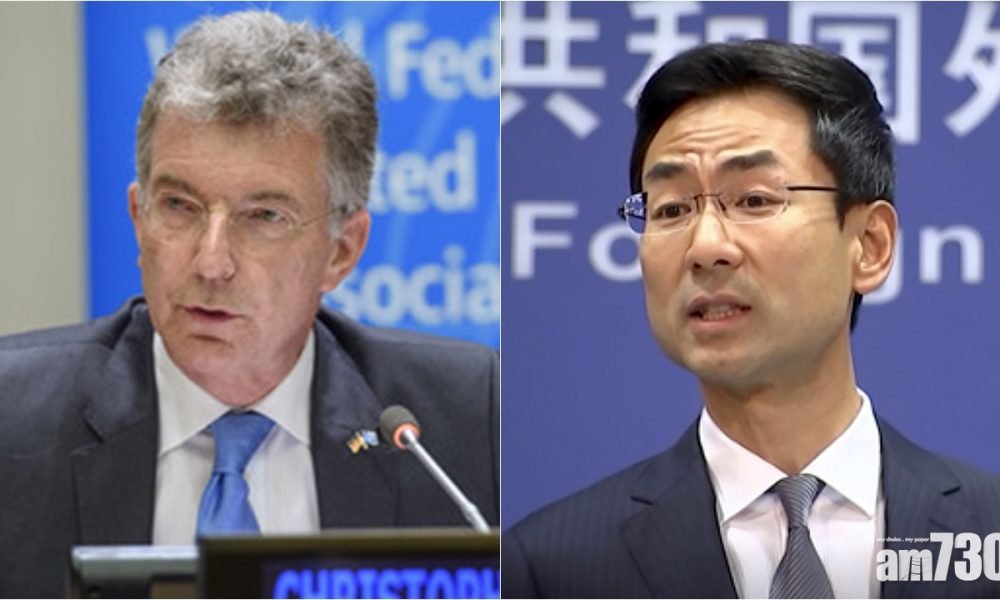 德駐聯合國代表退休籲北京釋放兩加人  耿爽：總算擺脫了