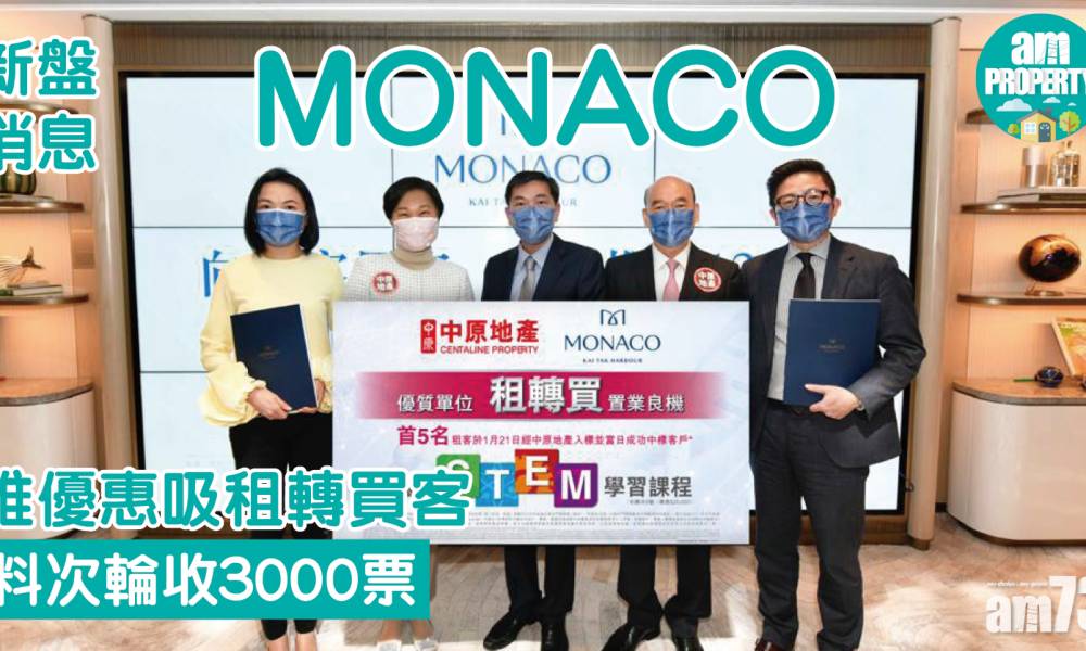  【新盤消息】MONACO料次輪收3000票