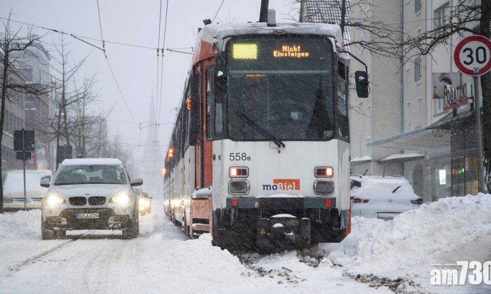 風雪吹襲｜德國逾200宗交通意外  荷蘭籲民眾勿駕車外出