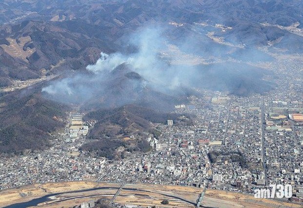 日本櫪木縣森林大火焚燒3日仍未救熄