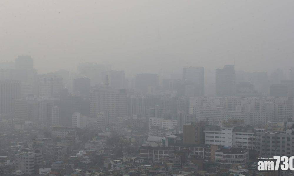  南韓受中國沙塵暴吹襲 當局建議民眾減少出行