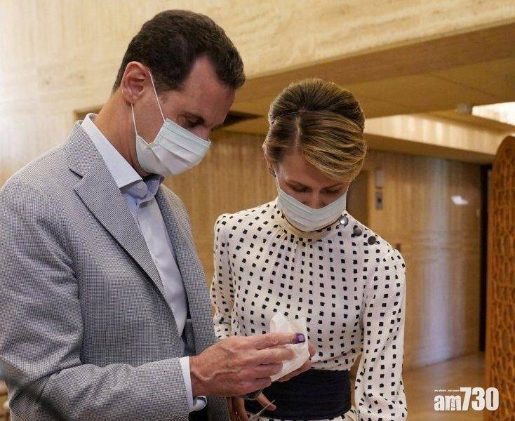  新冠肺炎｜敘利亞總統夫婦確診 症狀輕微