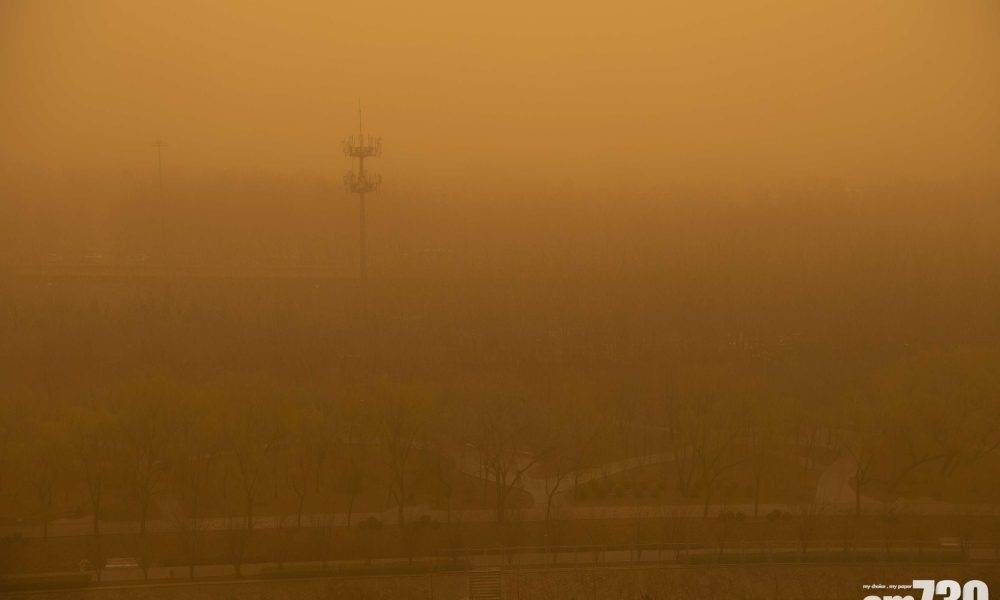  十年最強沙塵暴侵襲 北京PM10爆錶空氣嚴重污染
