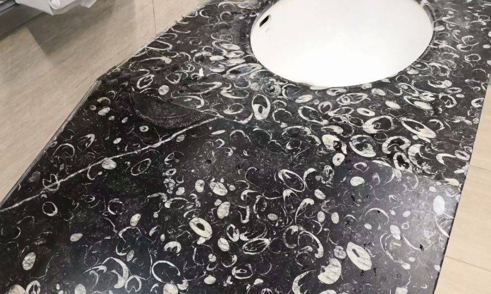  貴陽機場廁所詭異花紋大有來頭 係4億年前化石！