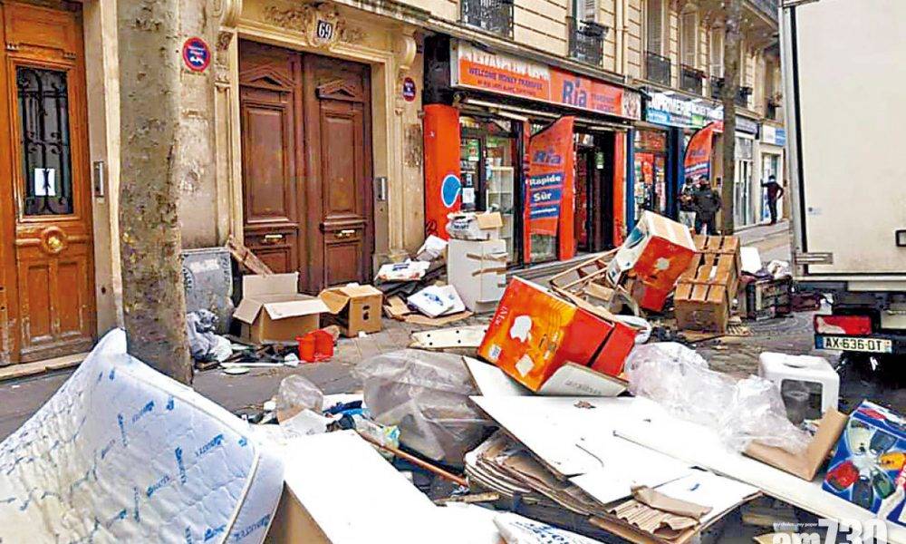  巴黎變垃圾崗 居民Twitter狂貼相抗議