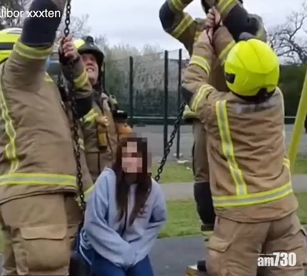  TikTok呃Like｜倫敦一個月12宗求助  消防促青年勿坐兒童鞦韆拍片