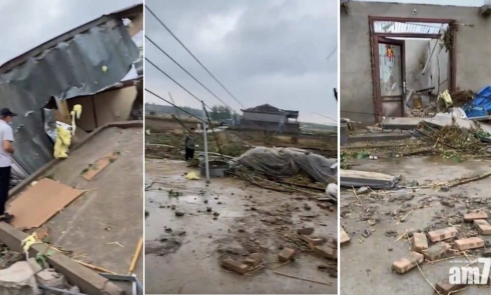  狂風暴雨襲江蘇徐州 12人受傷90屋損毀