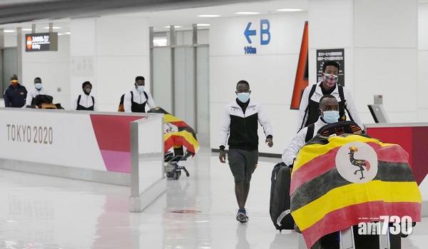  東京奧運｜首現確診 烏干達代表團抵日1人病毒檢測呈陽性