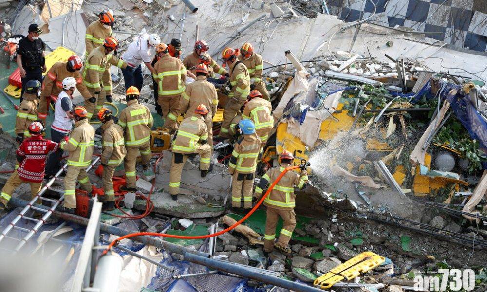  嚴重事故｜南韓光州拆卸中樓宇倒塌 瓦礫壓中巴士釀9死8重傷