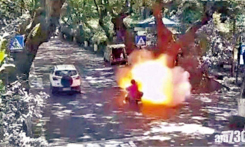  恐怖意外 行駛中電動單車爆炸 杭州父女逾90%燒傷命危