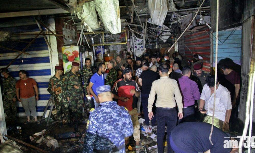  伊拉克巴格達市集炸彈襲擊35死逾60傷 伊斯蘭國承認責任
