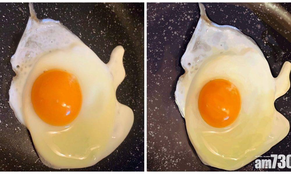  考眼力｜左與右 係煎蛋定係畫出來的煎蛋？