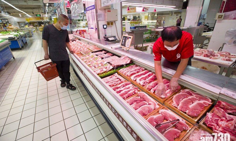  內地上月通脹1% 豬肉價格跌幅達43.5%