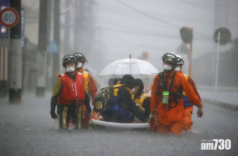  日本多地暴雨成災　至少1死80萬戶需疏散 (多圖)