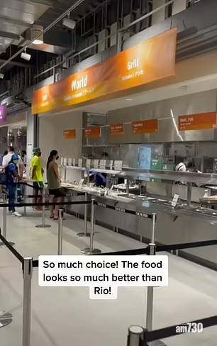  東京奧運｜澳網球手展示選手村食堂供700款食物 網友：你卻選意粉