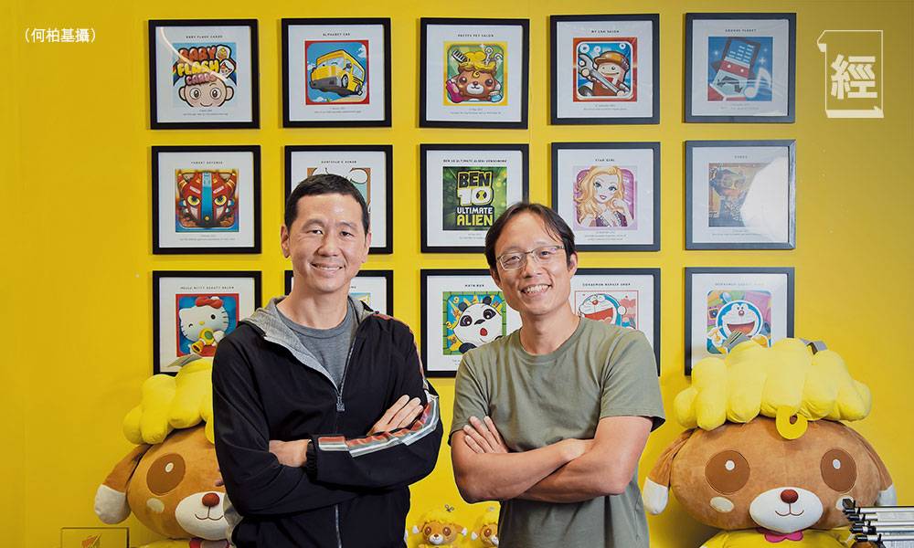 Animoca Brands總裁歐陽杞浚（左）及Animoca Brands主席兼聯合創辦人蕭逸（右）