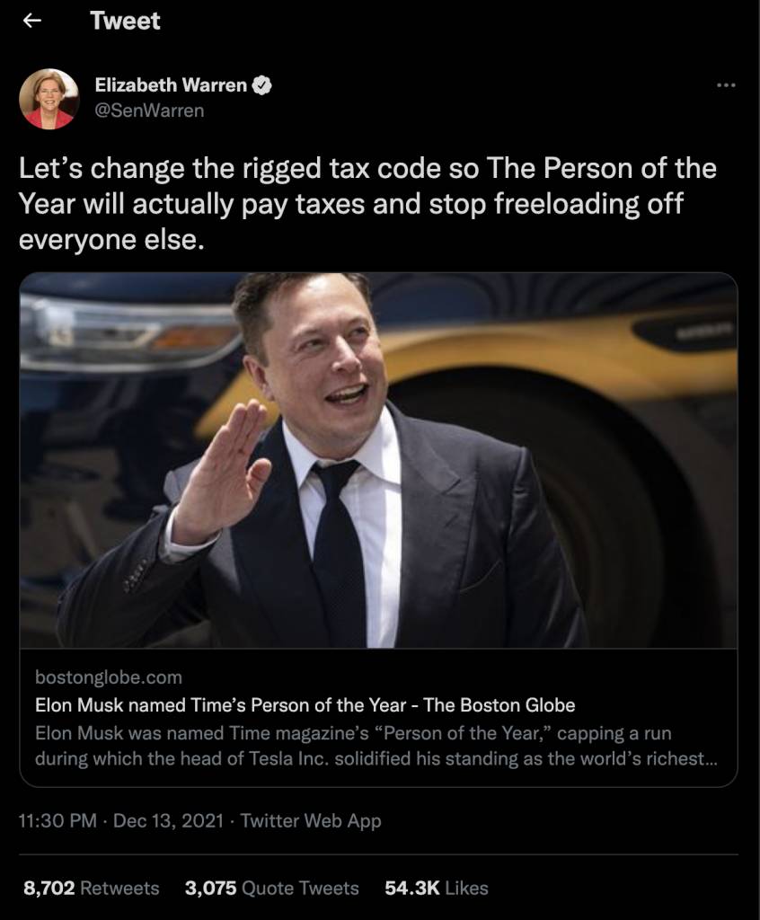  Elon Musk繼續賣股 勢成繳稅最多美國人 散戶：交稅搞到Tesla跌25%