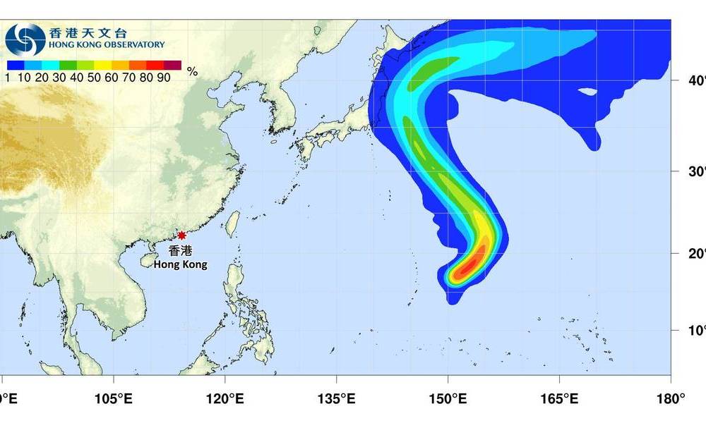 颱風達維2023｜最新動態、颱風路徑及風力預測