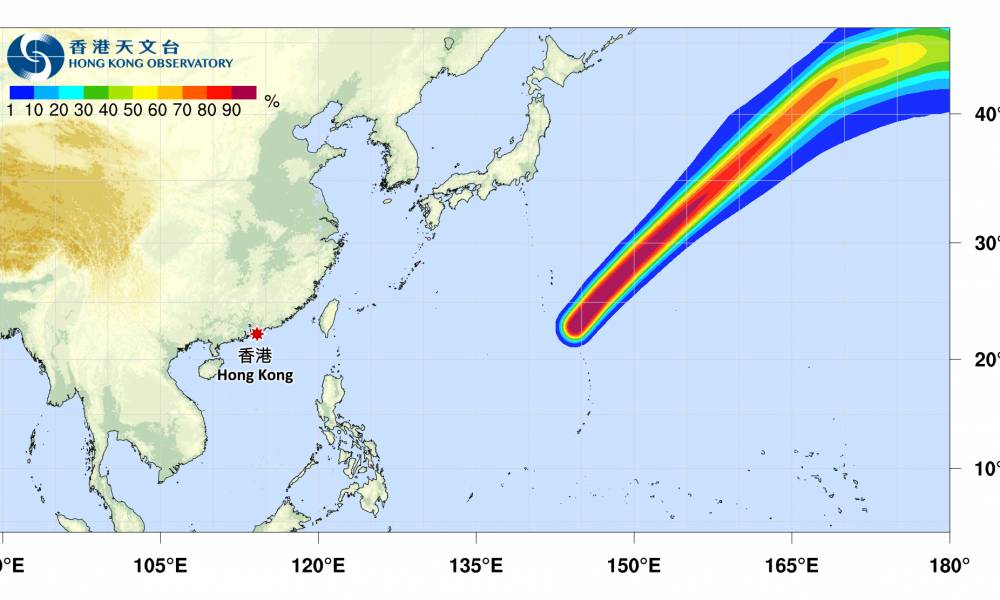 颱風布拉萬｜路徑圖、風力預測及天文台最新消息