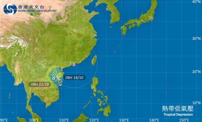 颱風熱帶低氣壓｜路徑圖、風力預測及天文台最新消息