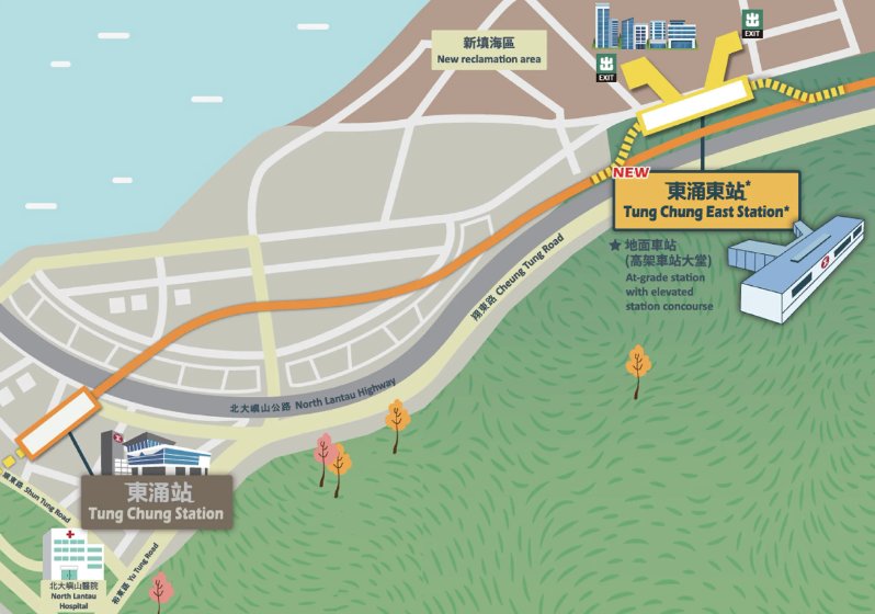 港鐵東涌東站零入標