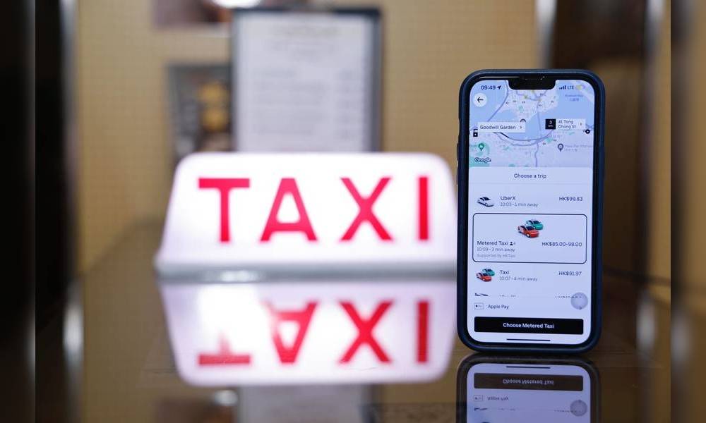 Uber聯手HKTaxi 增設按錶收費的士選項