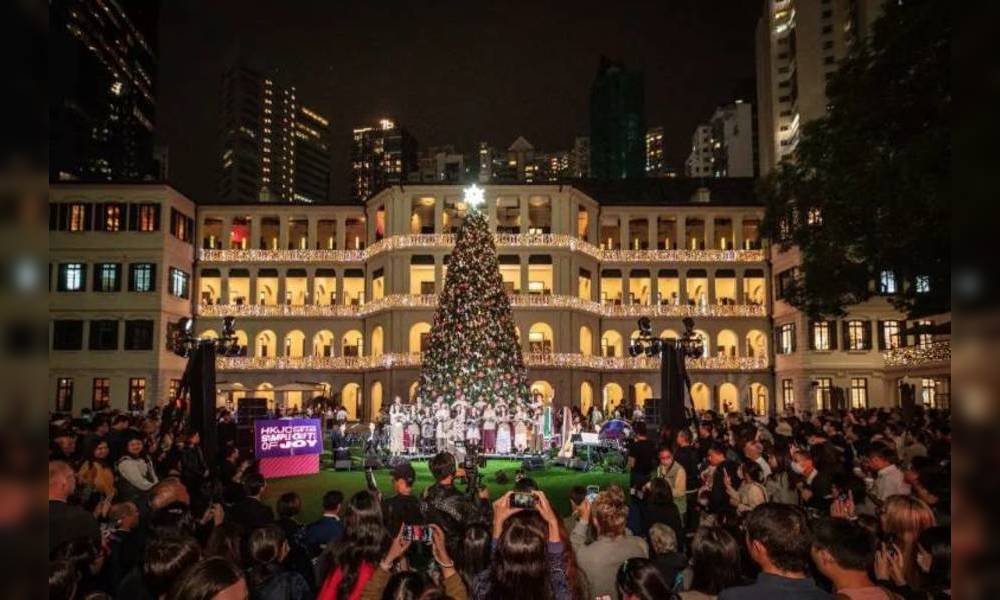 聖誕好去處2023 大館12米高聖誕樹