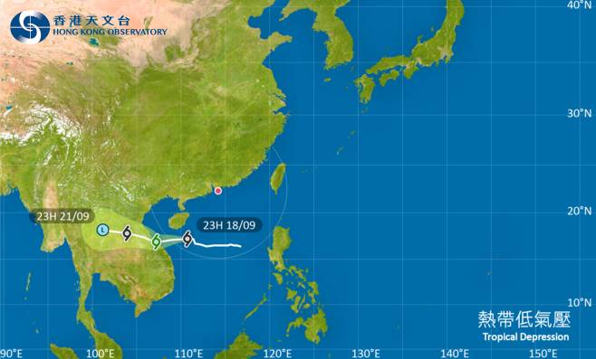 颱風熱帶低氣壓｜路徑圖、風力預測及天文台最新消息