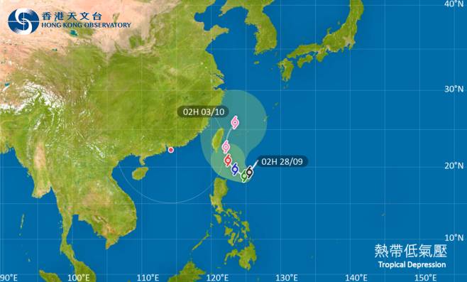 颱風熱帶低氣壓｜路徑圖、風力預測及天文台最新消息