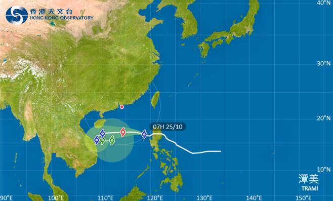 外遊注意！颱風潭美影響海南島 最新路徑圖/航班資訊/旅遊保險一文睇