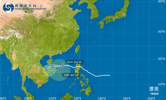 外遊注意！颱風潭美影響海南島 最新路徑圖/航班資訊/旅遊保險一文睇