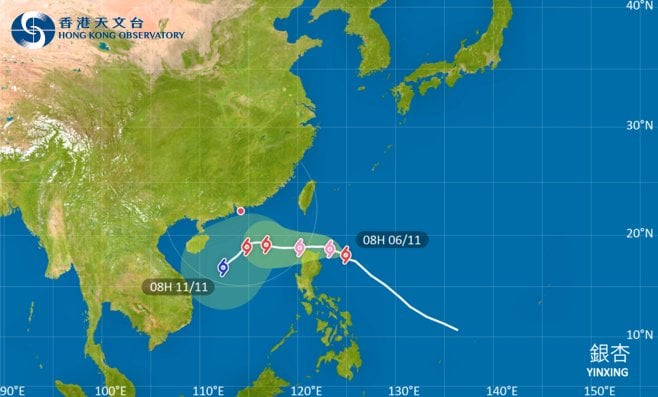 外遊注意！颱風銀杏影響呂宋 最新路徑圖/航班資訊/旅遊保險一文睇