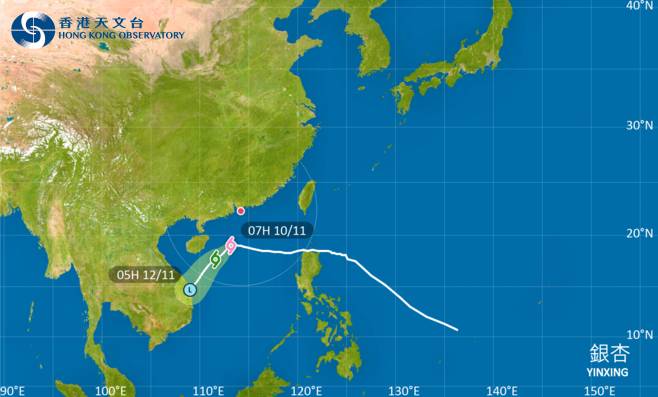 外遊注意！強颱風銀杏影響海南島 最新路徑圖/航班資訊/旅遊保險一文睇