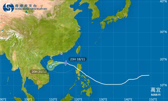 外遊注意！颱風萬宜影響海南島 最新路徑圖/航班資訊/旅遊保險一文睇