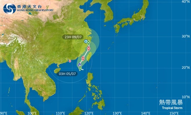 去台灣注意！颱風熱帶風暴影響台灣 最新路徑圖/航班資訊/旅遊保險一文睇