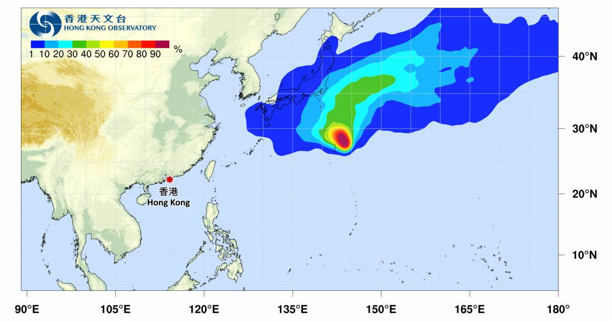 颱風羅莎｜路徑圖風力預測及天文台最新消息
