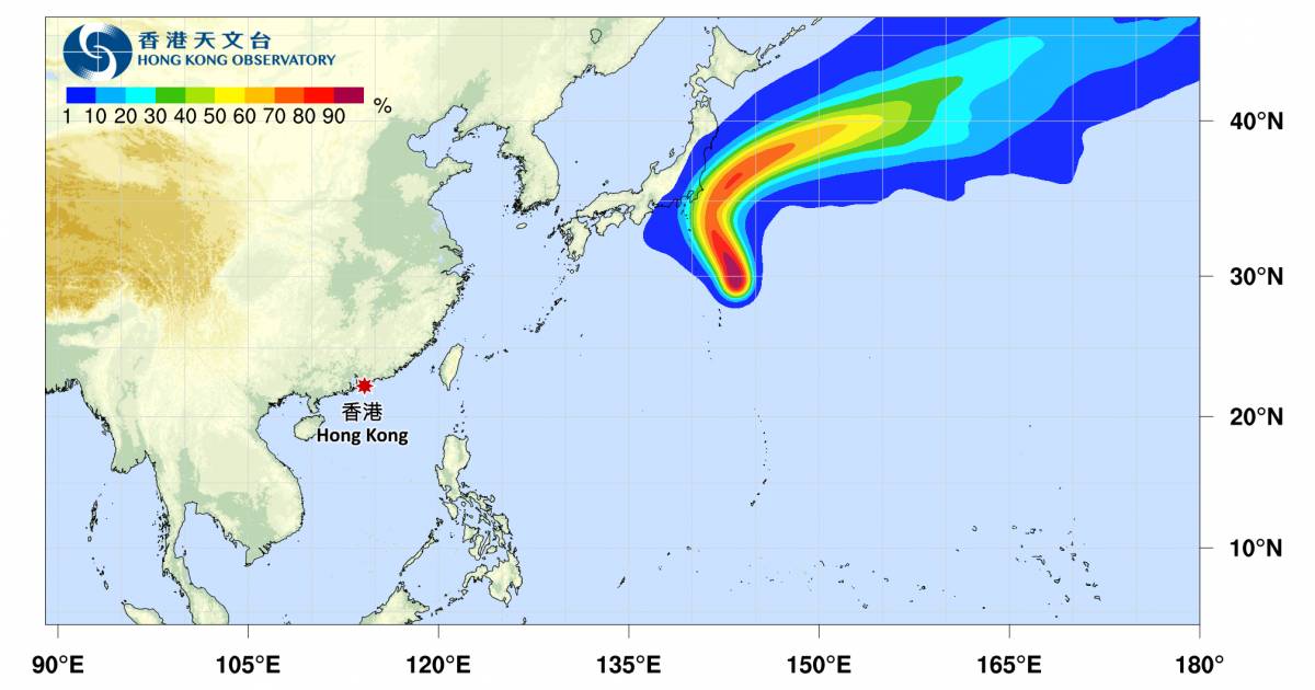 颱風羅莎｜路徑圖風力預測及天文台最新消息