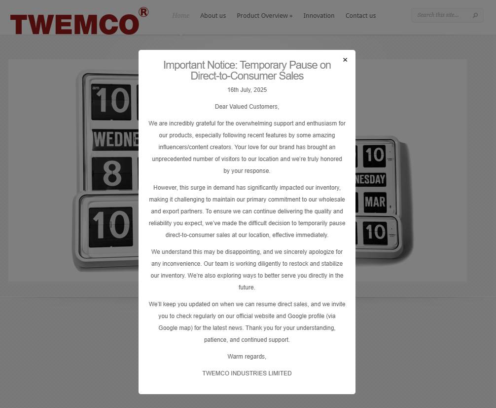 TWEMCO (圖片來源:TWEMCO官網)