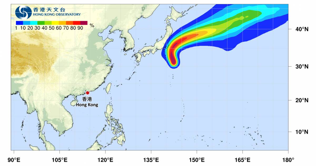 颱風羅莎｜路徑圖風力預測及天文台最新消息