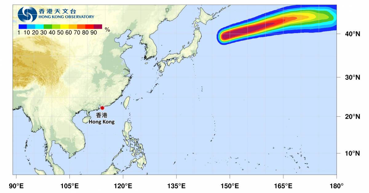 颱風羅莎｜路徑圖風力預測及天文台最新消息