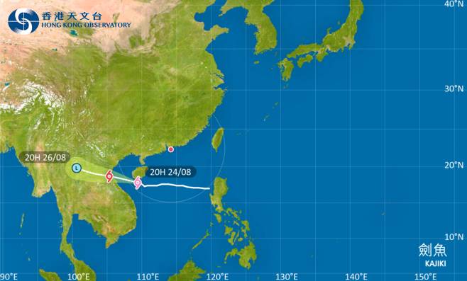 外遊注意！強颱風劍魚影響越南 最新路徑圖/航班資訊/旅遊保險一文睇
