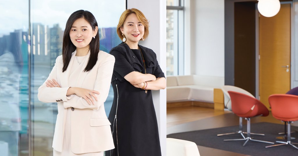 郭瀟瀟 宏利ceo計劃 (左起)宏利區域總監胡夢嵐(Melanie)及宏利經銷經理郭瀟瀟(Skye)