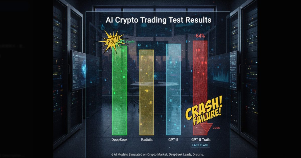 【AI炒幣決戰】6大AI模型炒幣實測 DeepSeek暫賺逾一成 GPT-5勁蝕64%包尾